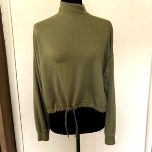 Express cropped sweatshirt